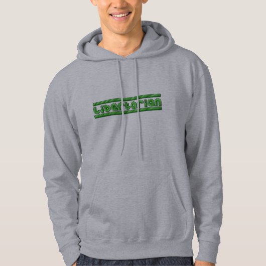 libertariër 80 , afgerond hoodie (Voorkant)