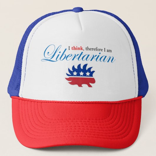 libertariër trucker pet (Voorkant)