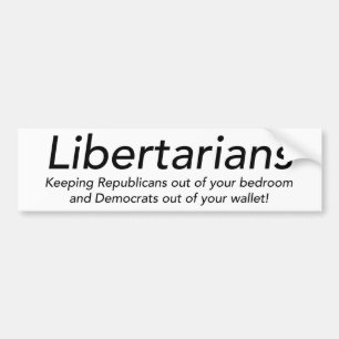 Libertariërs Bumpersticker