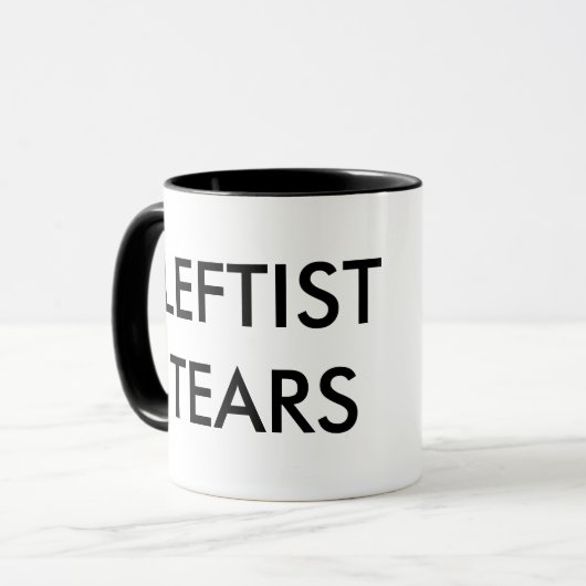 LibertariMug - Leftist Tears Mok (Voorkant links)