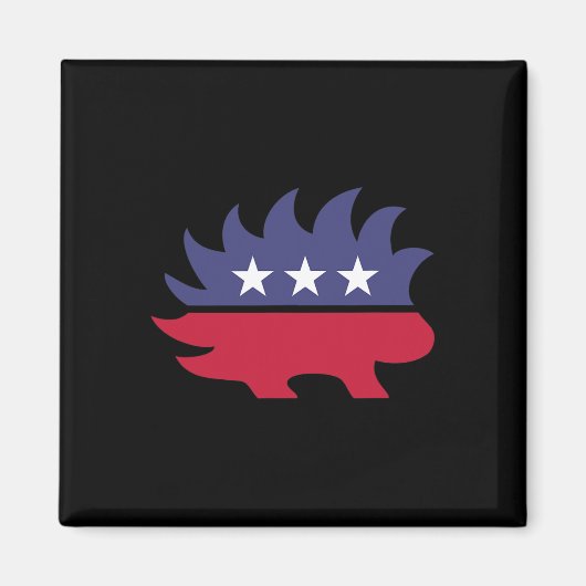Libertarisch Porcupine President Verkiezing 2020 G Magneet (Voorkant)