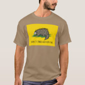 Libertarisch - Treed niet op mij vlag T-shirt (Voorkant)