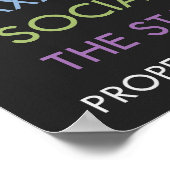 Libertarisch Wij geloven Poster (Hoek)