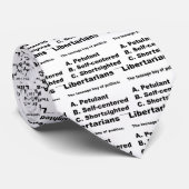 Libertarische definitie stropdas (Opgerold)