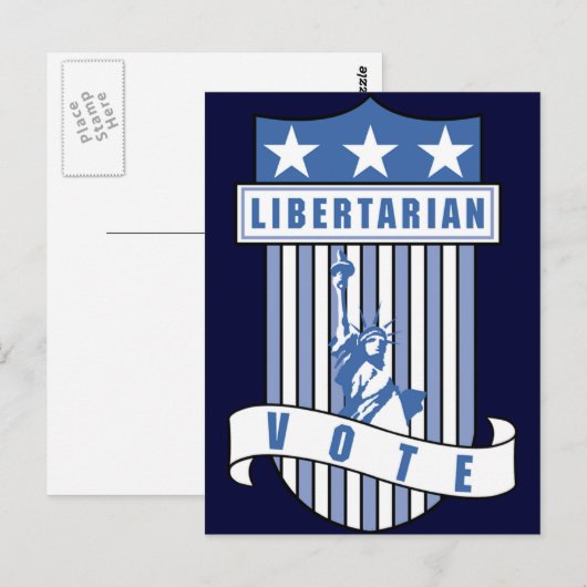 Libertarische Partij Briefkaart (Voorkant / Achterkant)