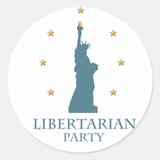 Libertarische Partij Sticker (Voorkant)