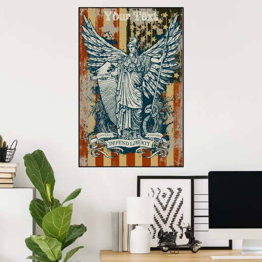 Libertas Goddess of Liberty Poster (Thuiskantoor)