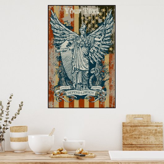 Libertas Goddess of Liberty Poster (Keuken)
