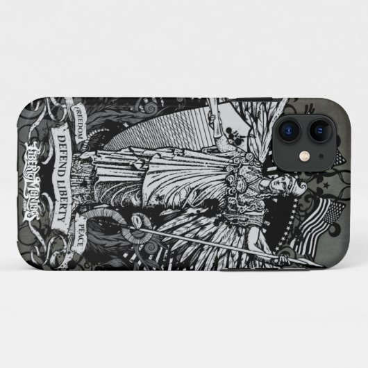 Libertas Lady Liberty Hoesje (Achterkant (horizontaal))