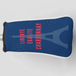 Liberté Égalité Chardonnay Grappige Eiffeltoren Wi Golfheadcover