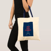 Liberté Égalité Chardonnay Grappige Eiffeltoren Wi Tote Bag (Voorkant (product))