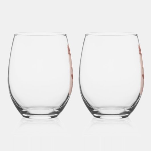 Liberté Égalité Chardonnay Grappige Wijnillustrati Wijnglas Zonder Voet (Rechts)