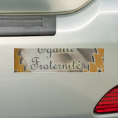 Liberté, Égalité, Fraternité Bumpersticker (Op auto)