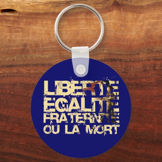 Liberte Egalite Fraternite: Franse revolutie Sleutelhanger (Voorkant)