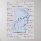 Liberté, Egalité, Fraternité French Liberty Poster (Voorkant)