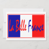 Liberté, Egalité, Fraternité - French Theme Event Kaart (Voorkant)