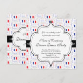 Liberté - Egalité - Fraternité French Word Pattern Kaart (Voorkant / Achterkant)