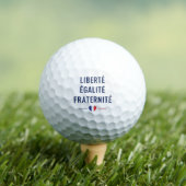 Liberté Égalité Fraternité Golfbal | Frans Golfballen (Insitu Shirt)