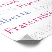 Liberte Egalite Fraternite Poster - Viva La France (Hoek)