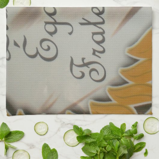 Liberté, Égalité, Fraternité Theedoek (Gevouwen)