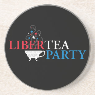 Libertea Party Zandsteen Onderzetter