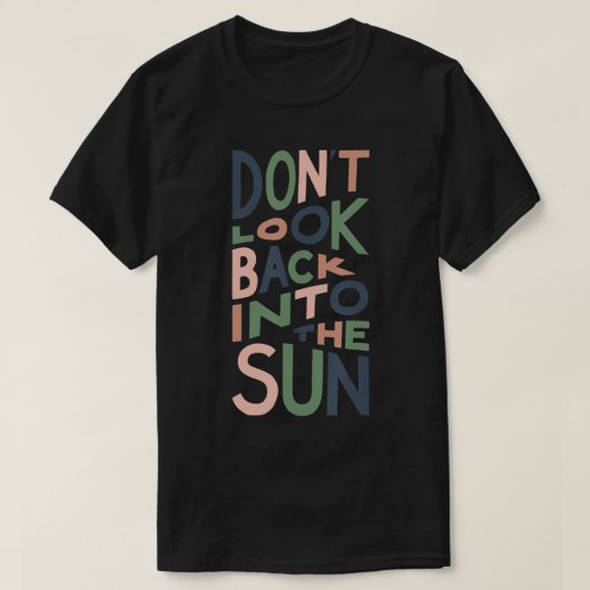 Libertines - kijk niet terug naar de zon t-shirt (Design voorkant)