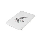 Liberty 1776 Patriottische Veer Vector Ontwerp_1 Badmat (Gekanteld)