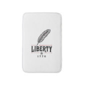 Liberty 1776 Patriottische Veer Vector Ontwerp_1 Badmat (Voorkant Verticaal)