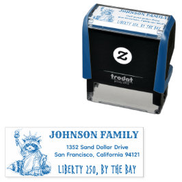 Liberty 250 By the Bay Trodat 4913 Retouradres Zelfinktende Stempel