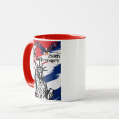 Liberty 250 Years Strong USA Mok (Voorkant links)
