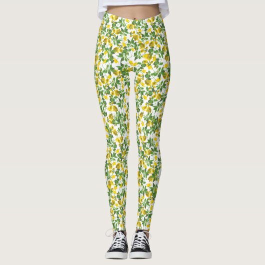 Liberty 2 Geel Leggings (Voorkant)
