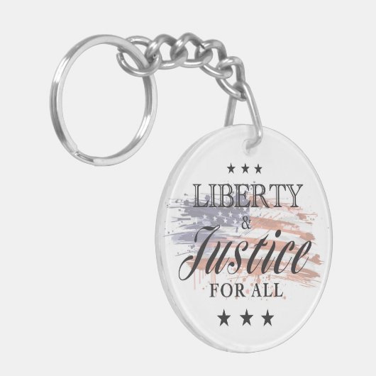 Liberty Acrylic Keychain (Voorkant Links)