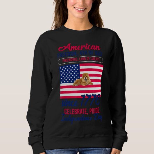 Liberty Amerikaanse vlag 2 Trui (Voorkant)
