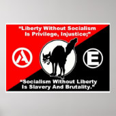 Liberty and Socialism large poster (Voorkant)