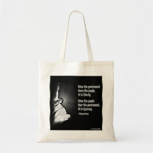Liberty and Tyranny Tote Bag (Voorkant)
