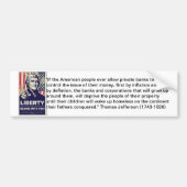 Liberty Anti Federal Reserve Sticker (Voorkant)