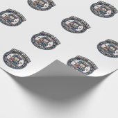 Liberty Arcade Patriottische Patriottische Arcade Cadeaupapier (Hoek)