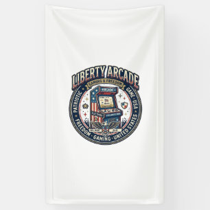Liberty Arcade Patriottische Patriottische Arcade  Spandoek