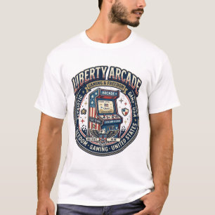 Liberty Arcade Patriottische Patriottische Arcade T-shirt