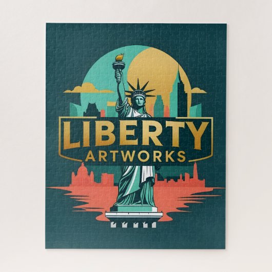 Liberty Artworks Skyline Puzzel Legpuzzel (Verticaal)