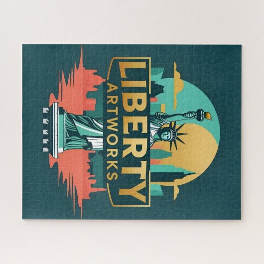 Liberty Artworks Skyline Puzzel Legpuzzel (Horizontaal)