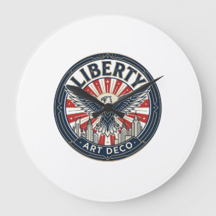 Liberty Avontuur Patriotisch Patriotisch Pulp Boek Grote Klok