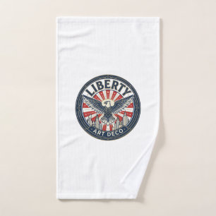 Liberty Avontuur Patriotisch Patriotisch Pulp Boek Handdoek