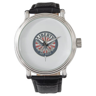 Liberty Avontuur Patriotisch Patriotisch Pulp Boek Horloge