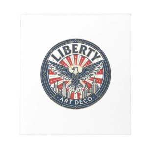 Liberty Avontuur Patriotisch Patriotisch Pulp Boek Notitieblok