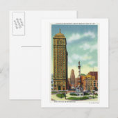 Liberty Bank Bldg, stadhuis Briefkaart (Voorkant / Achterkant)