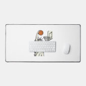 Liberty Basketbal Dunk Vintage Gravure Design_1 Bureaumat (Keyboard & Muis)
