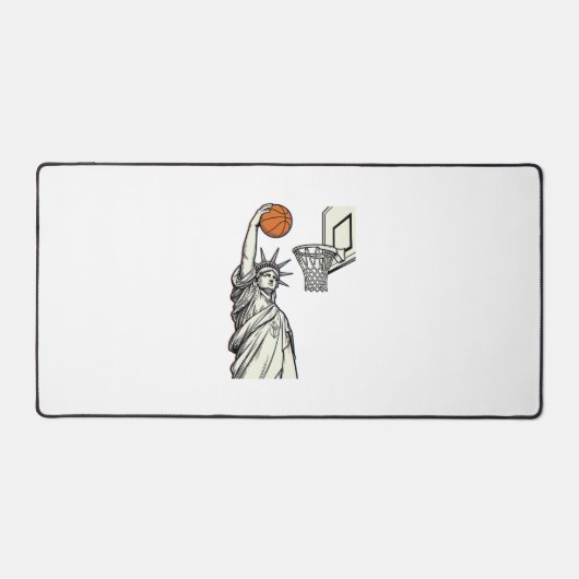 Liberty Basketbal Dunk Vintage Gravure Design_1 Bureaumat (Voorkant)