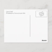 Liberty Bell 002 Briefkaart (Achterkant)