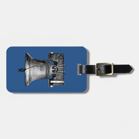 Liberty Bell, 19e eeuw Bagagelabel (Voorkant horizontaal)